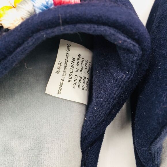 INC Slippers tassel blue gray new slip on Size 7-8 - Picture 6 of 7